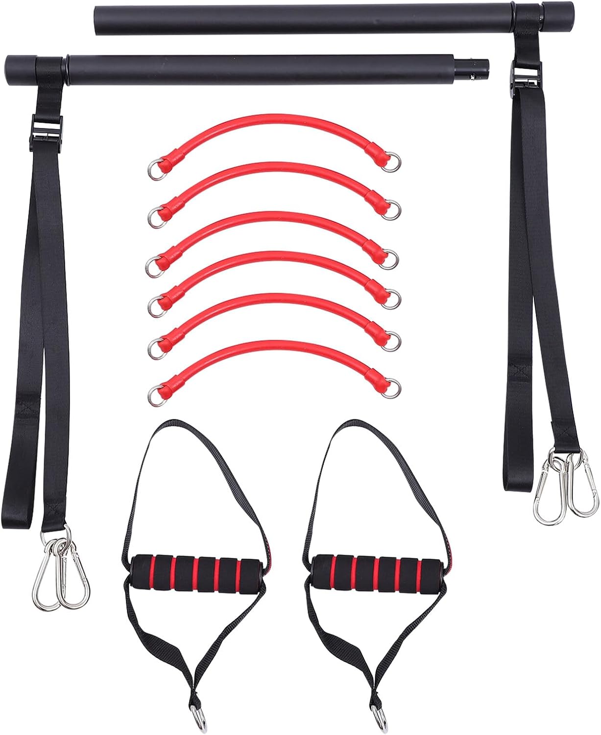 Resistance Bands Exercise Bands 6pcs Elastic Fitness Pull Arm Chest Muscle for Strength Hip Lifting Pilates Home Gym Workouts