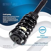 Vista 257 de Detroit Axle - Kit de suspensión delantera de 10 piezas para Chevy Aveo Aveo5 Pontiac G3 Wave 2 Ready Struts Assembly 2 Enlaces de barra