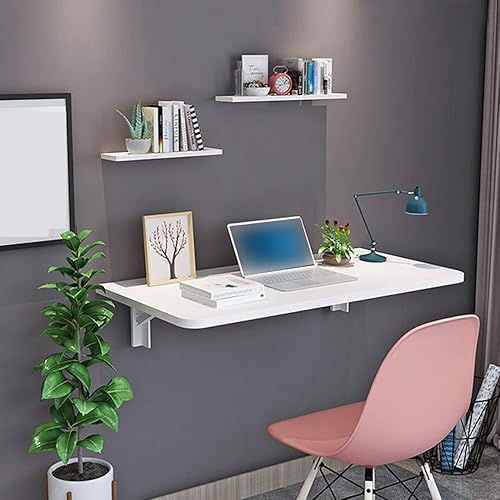 Mesa de comedor plegable para pared de apartamento, mesa de comedor, banco de trabajo para colgar en la pared, escritorio flotante multifunción,