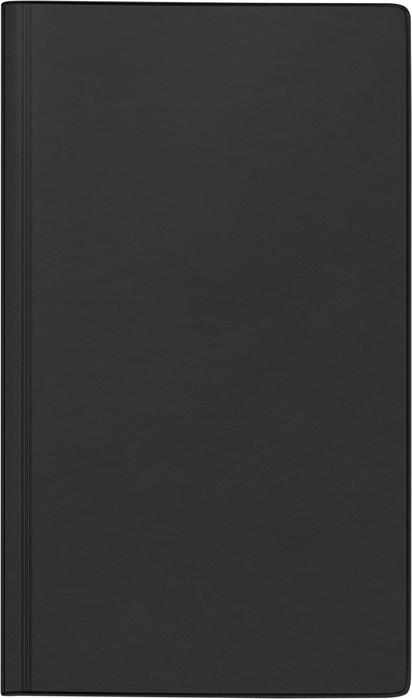 rido/idé Book calendar model travel merker (2025), 1 page = 1 day, 113 × 195 mm, 416 pages, balacron cover, black