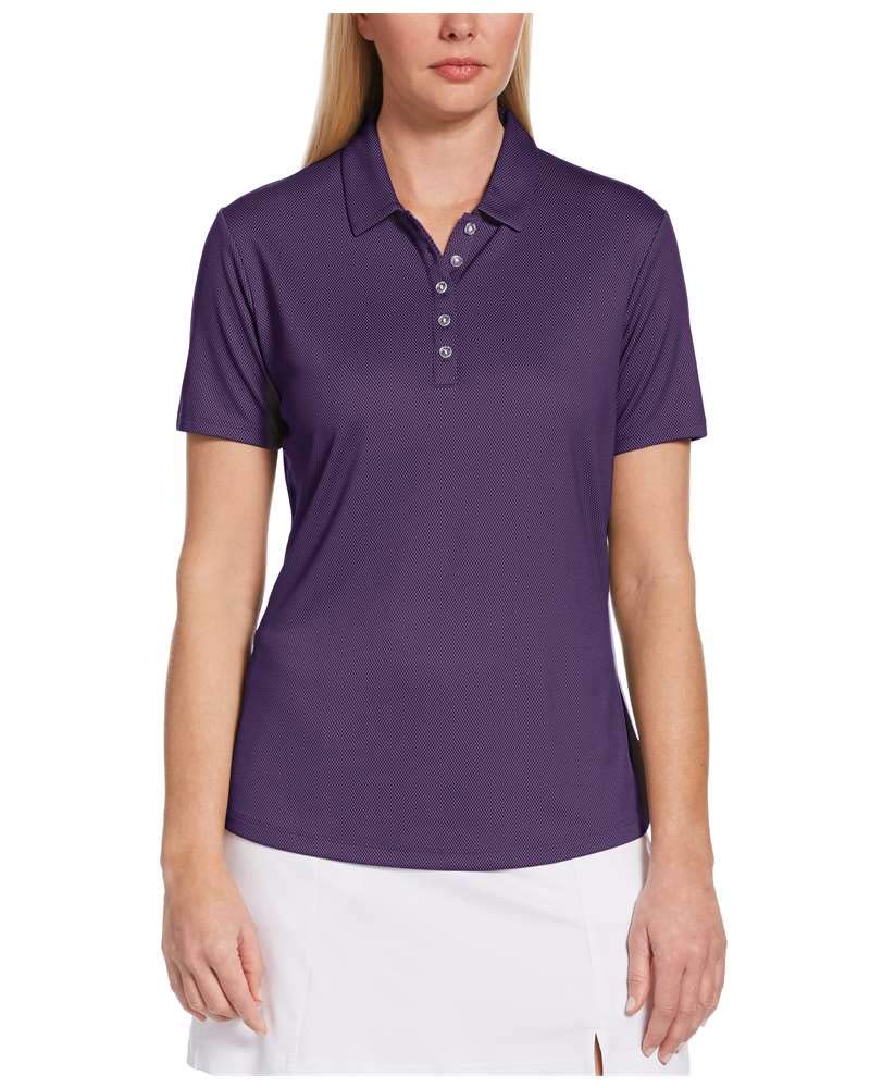 Callaway Basics Short Sleeve Birdseye Polo Shirt Polo Uomo