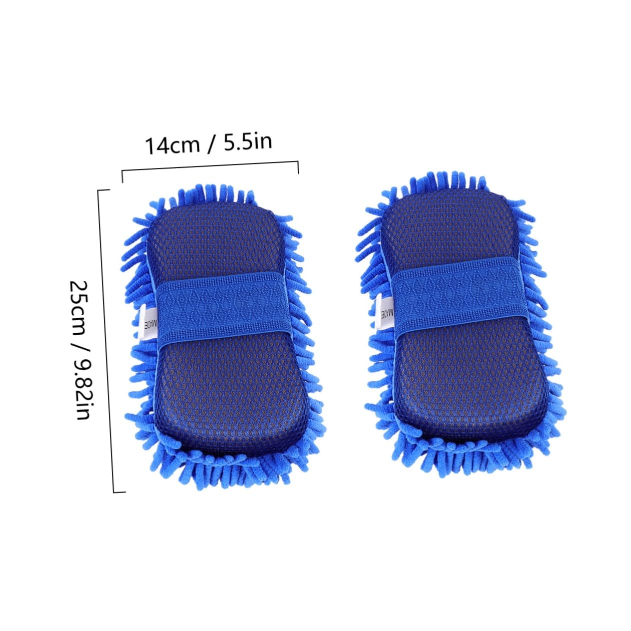 PRETYZOOM 3 Set Guanto Per Lavaggio Auto Strumento Pulizia Per Auto Microfibra Per Pulizia E Sicura Adatti Tutti Tipi Veicoli Facile Da Usare E Resistente Ai Danni 2 Pezzi*3