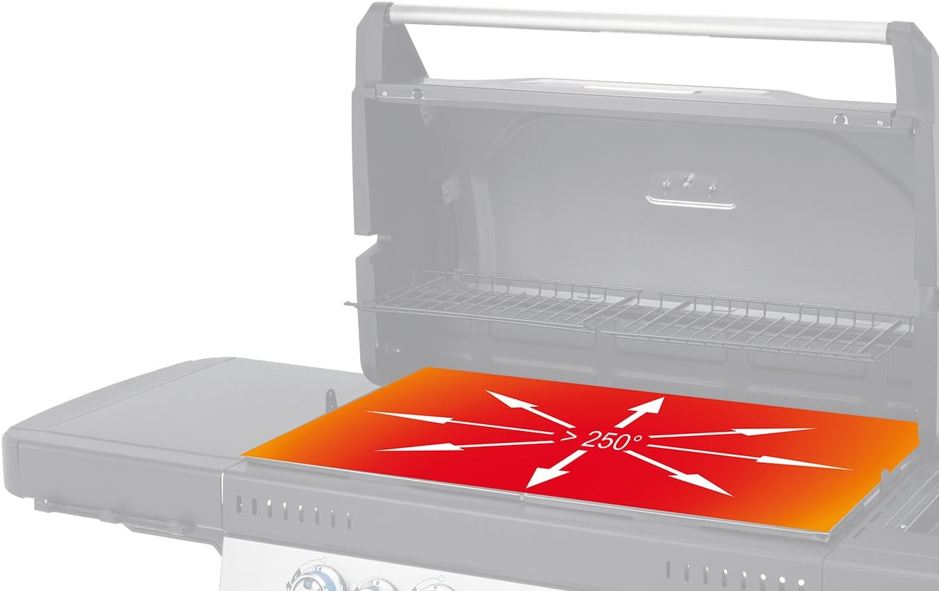 Campingaz 3 Series Classic Grill Barbecue a Gas a 3 bruciatore, 9.6 kW di Potenza, Sistema InstaClean EasyCleaning, griglia in Acciaio e Piastra, 2 tavoli a Lato, L Campingaz 3 Series Classic Grill Barbecue a Gas a 3 bruciatore, 9.6 kW di Potenza, Sistema InstaClean EasyCleaning, griglia in Acciaio e Piastra, 2 tavoli a Lato, L