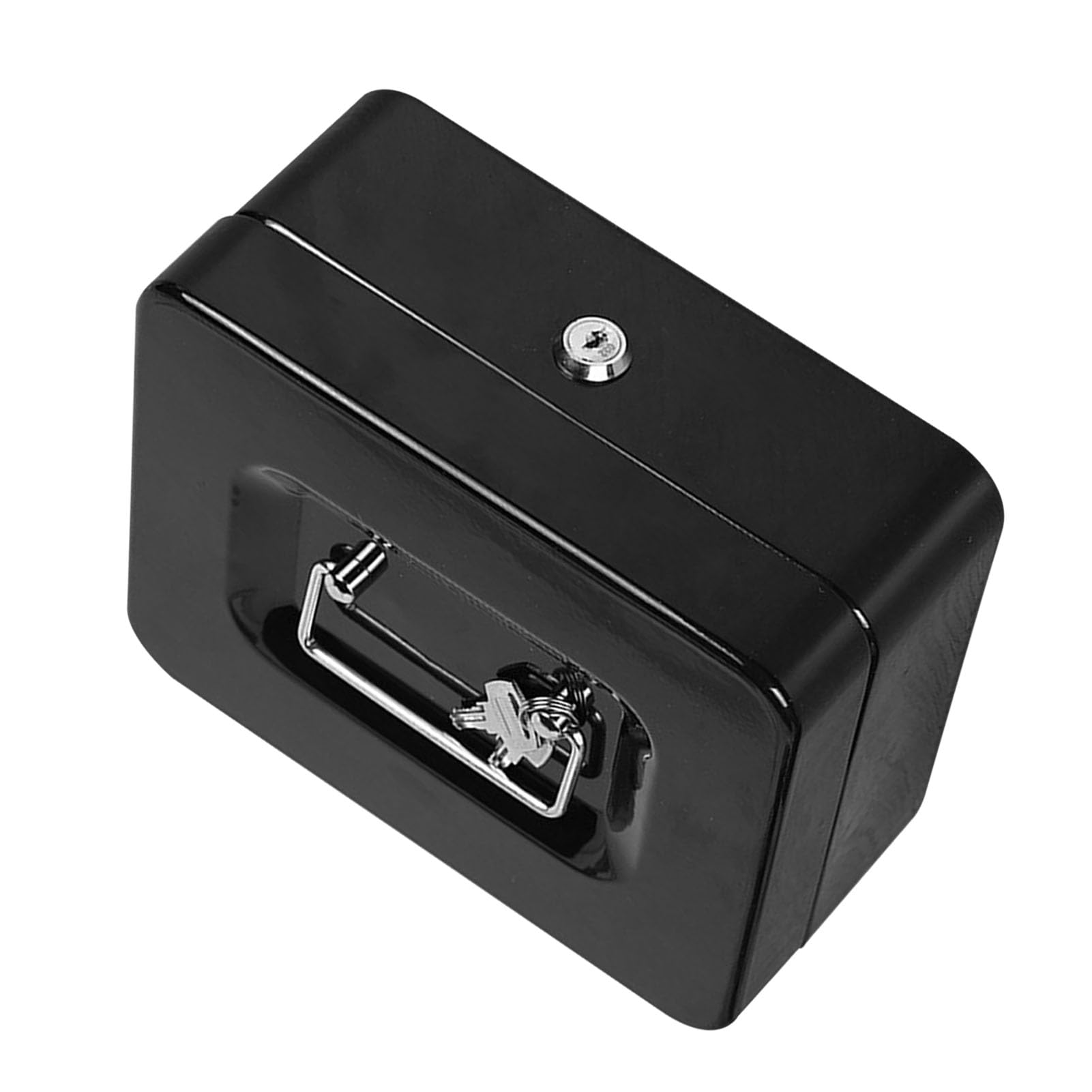 HEEPDD Caja Ignífuga con Cerradura con Llave, Caja para Protección de Documentos, de Archivos Ignífuga Impermeable, Estuche de Almacenamiento Seguro para el Hogar y los Viajes, de 250x200x90 Mm con