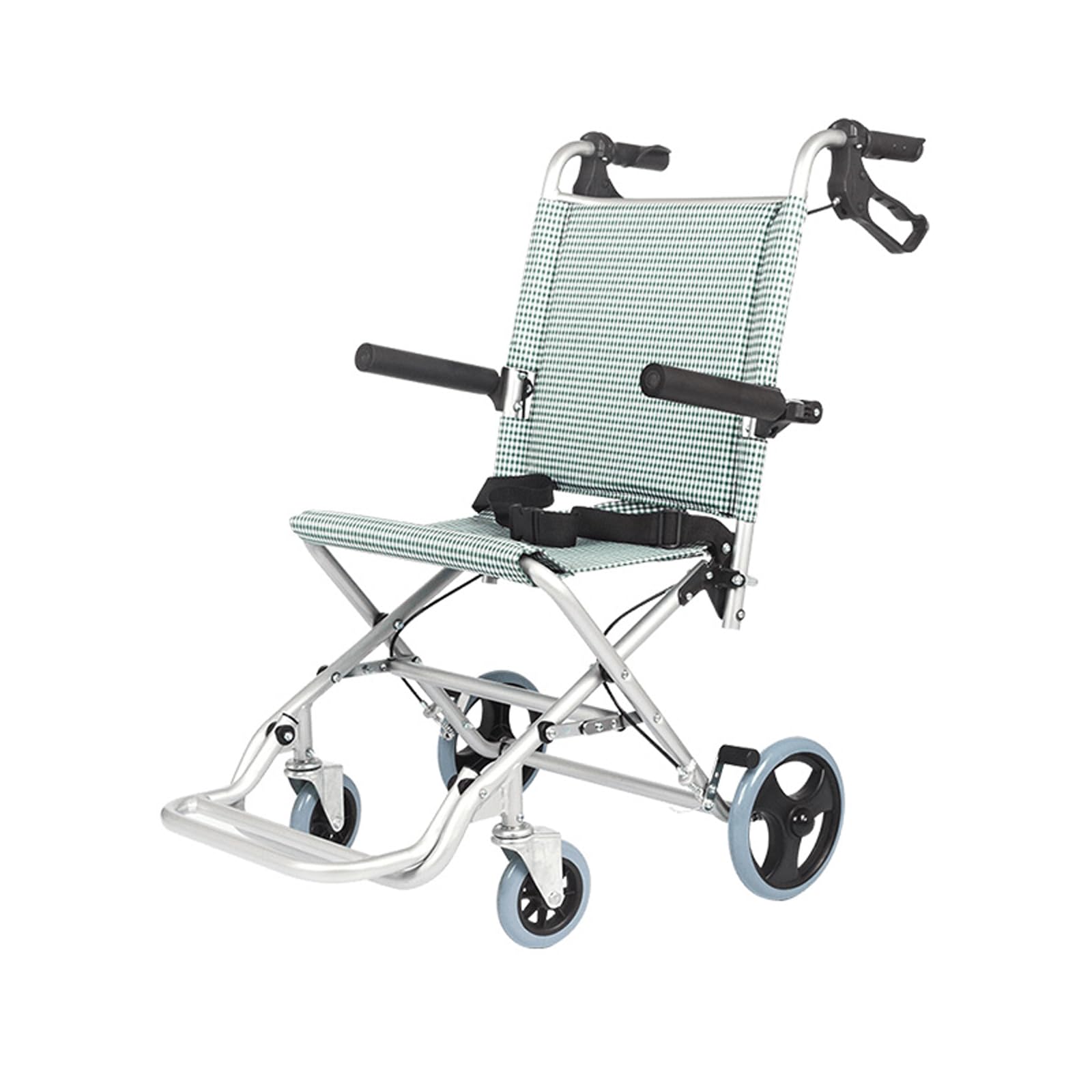 Silla De Ruedas Plegable De Aleación De Aluminio, Silla De Ruedas Manual Ultraligera con Frenos De Mano, Silla De Ruedas De Transporte Ligera para Personas Mayores, Sopo,