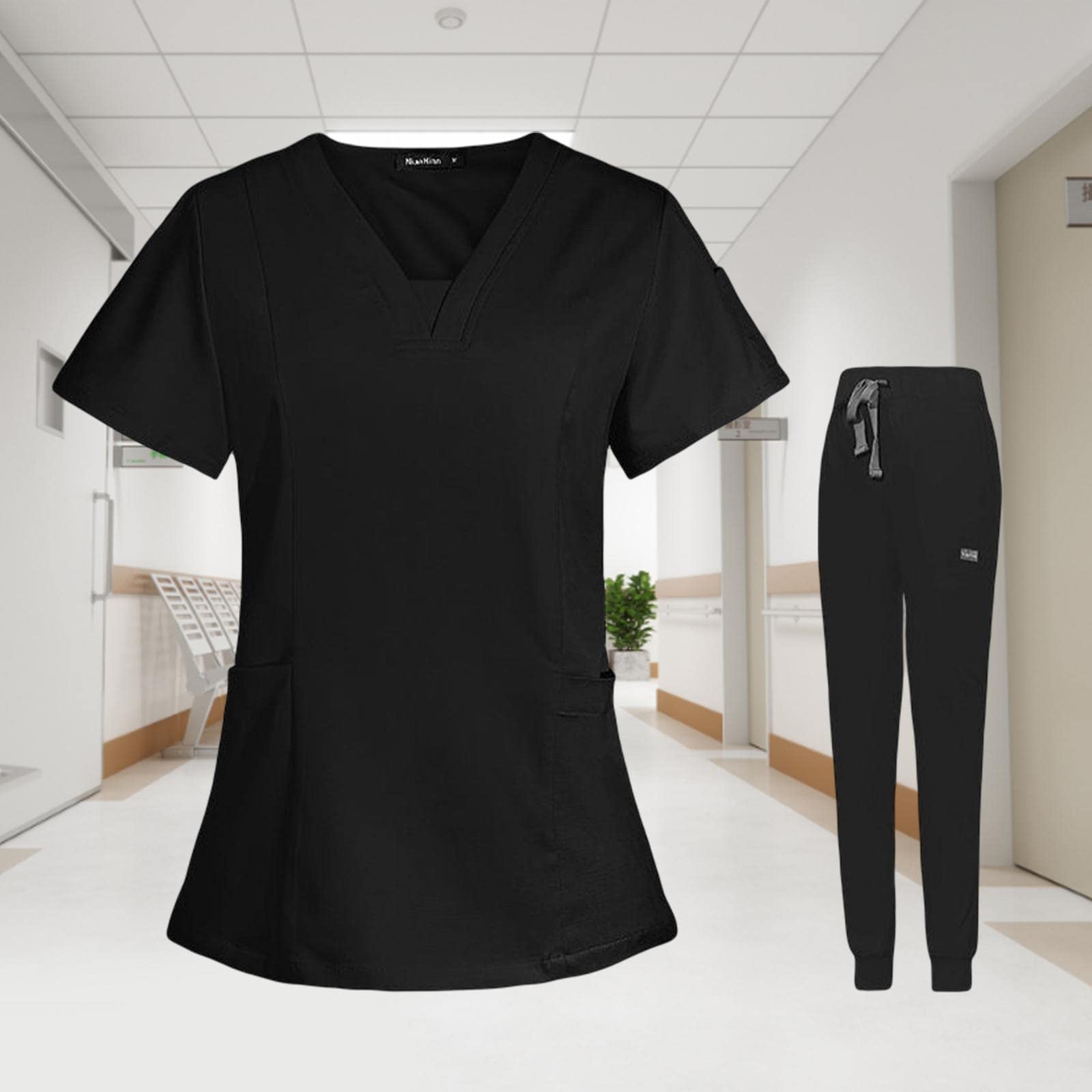 predolo Conjunto de Uniforme Médico Cómodo para Profesionales de La Salud.