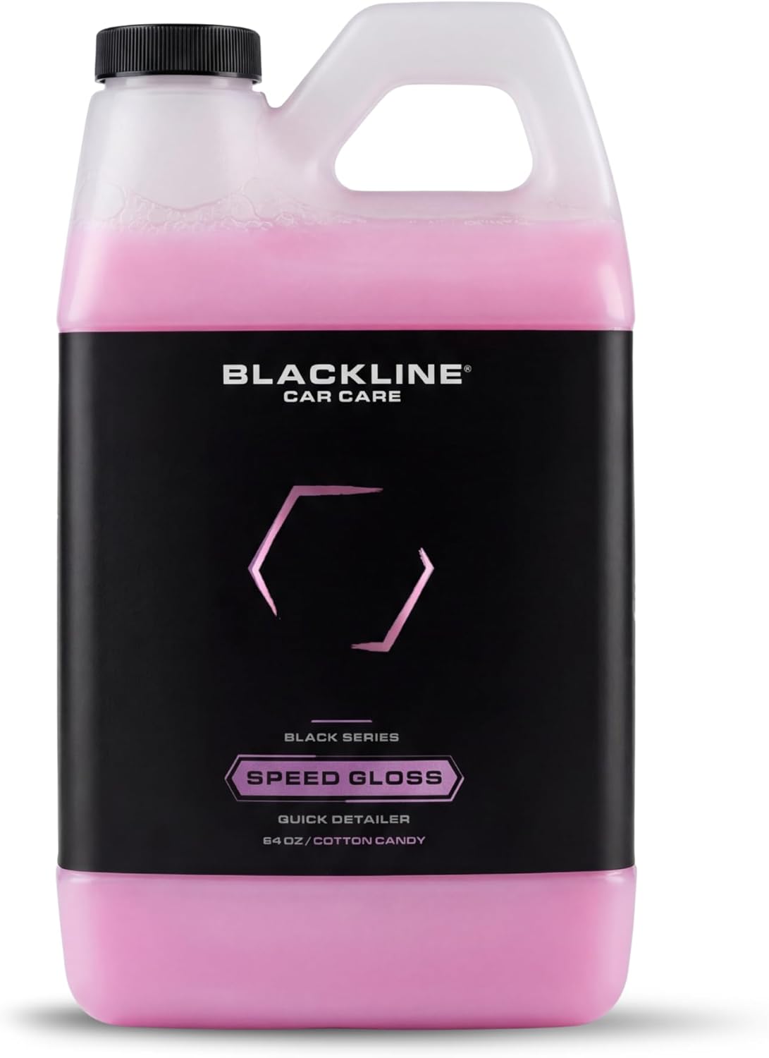 Blackline Car Care - Speed Gloss Quick Detailer Spray & Car Shine - Versatile, Fast Cleaning for a Streak-Free, Quick Detail and Glossy Finish on All Vehicle Surfaces (64 Fl Oz)