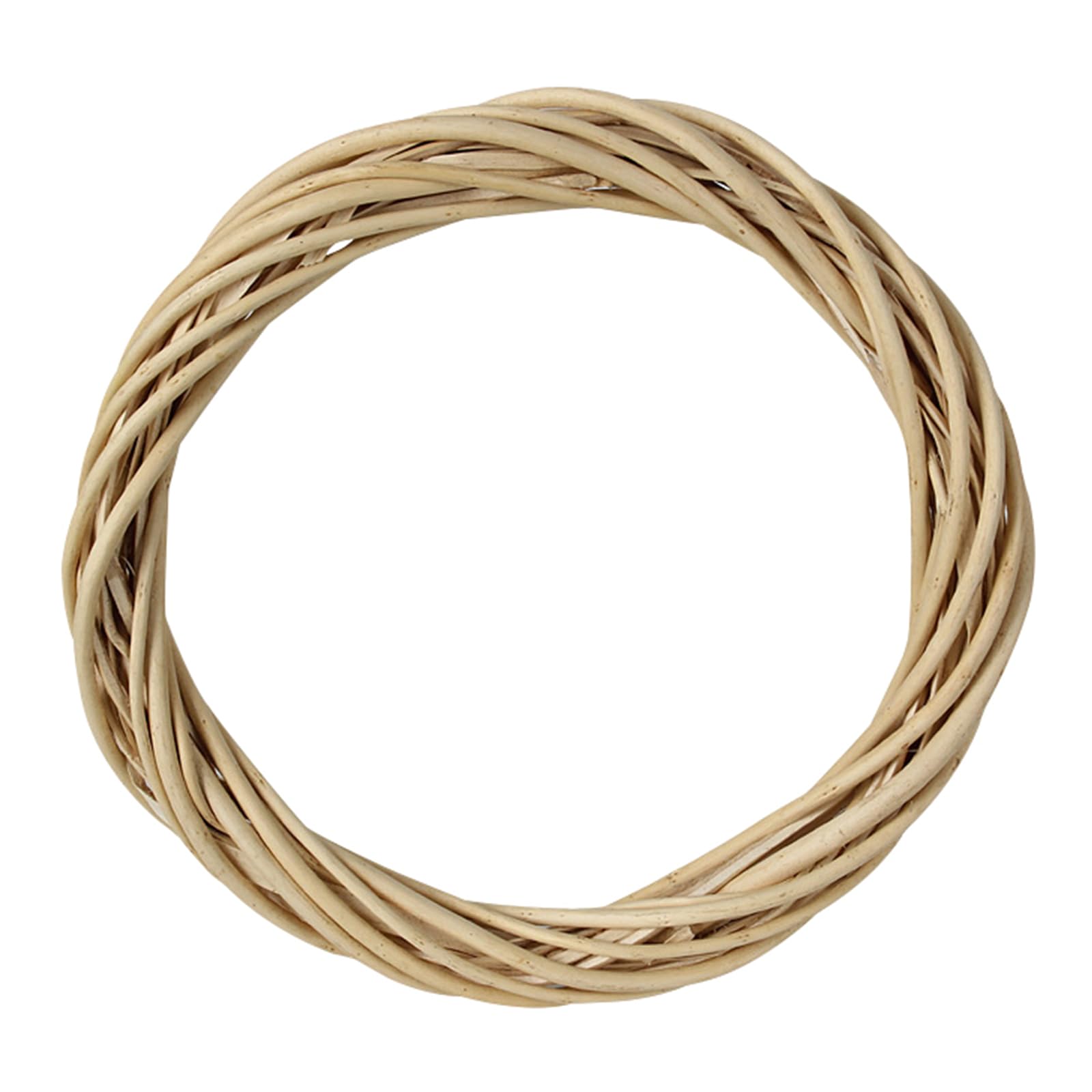 MALOKI Grapevine Wreaths, 6/8/10/12/16 Inches DIY Grapevine Garland for Crafts, Decorative Door Wreaths for Front Door Outside All Season, Plain