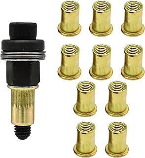 PAVIKE ハンドナッター m8 リベットナット(10個) ちょっとナッター ハンドリベッターセット ブラインドナットがリベット工具 車の修理 家具のDIY用