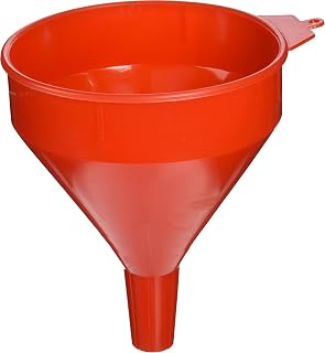 LubriMatic 75-070 2 Quart Polyethylene Funnel with Screen - Durable Corrosion-Resistant for Oil, Transmission Fluids
