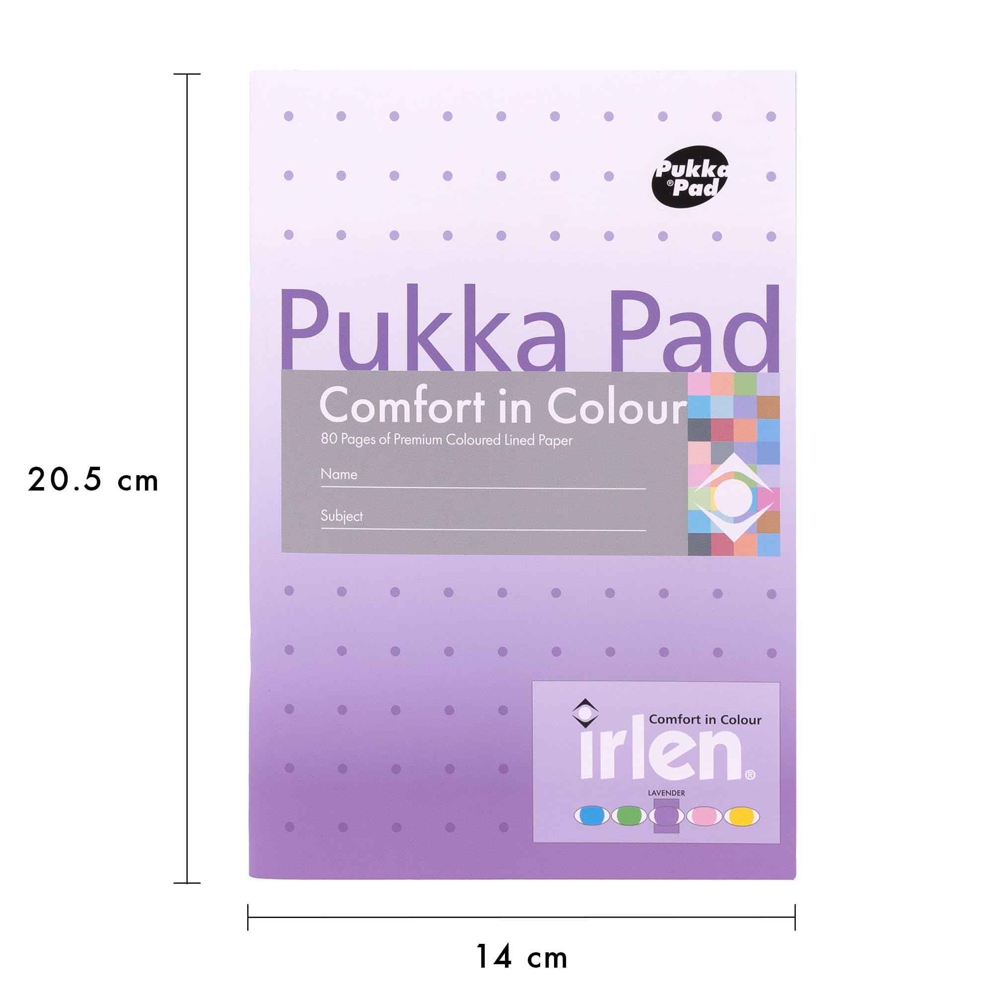 Pukka Pad Irlen A5 Exercise Book, Pack of 5 Staple Bound Notebooks with 80 Pages, 40 Sheets of 80GSM Paper - Image 4