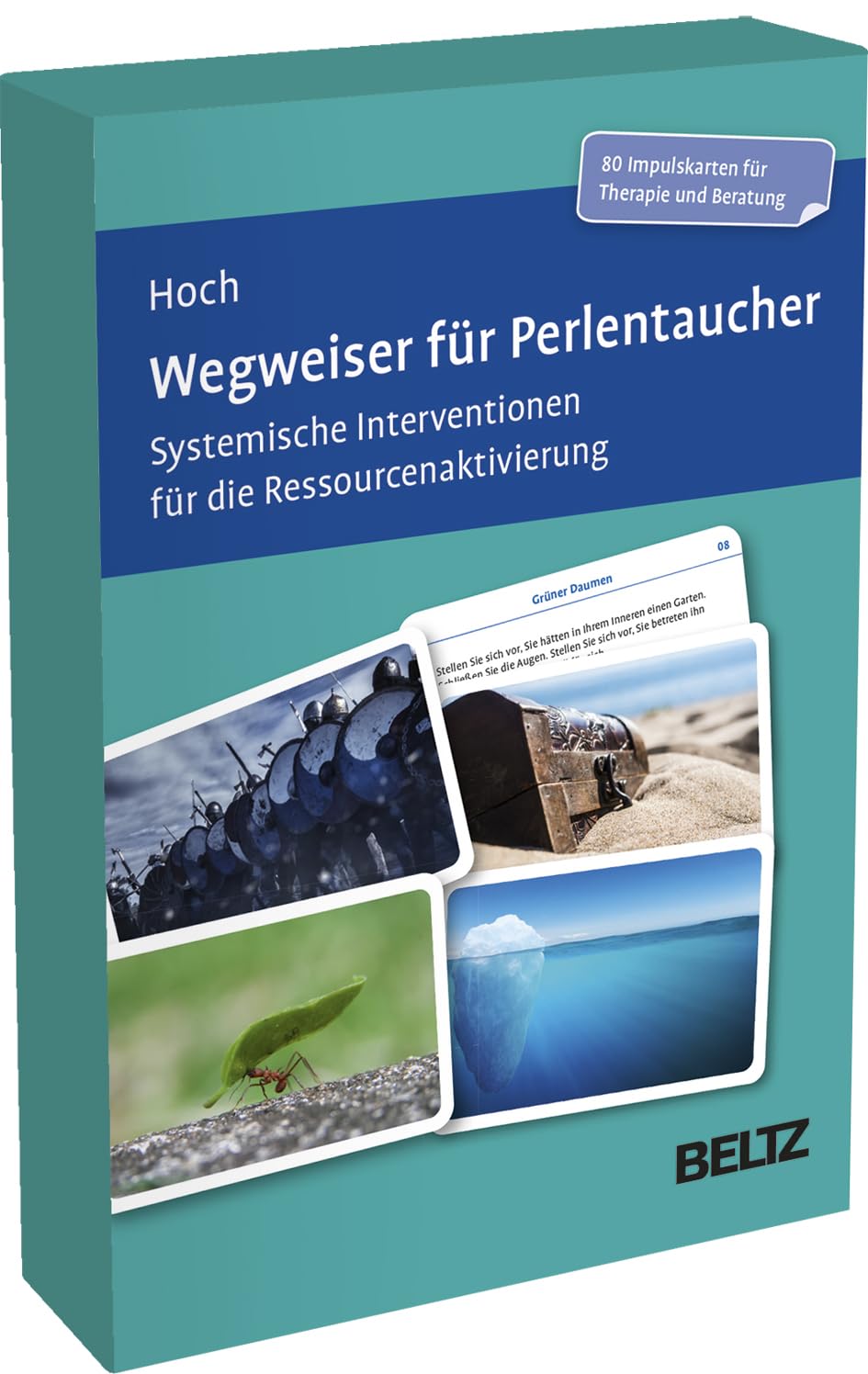 Wegweiser für Perlentaucher: Systemische Interventionen für die Ressourcenaktivierung. 80 Bildkarten für systemische Therapie und Beratung. Mit ... 9,8 x 14,3 cm (Beltz Therapiekarten)