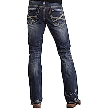 Men's Rocker Fit with Lower Rise and Slightly Fitted Thigh Jean