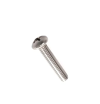 20pcs 1/4-20 x1-1/2 Pan Head Machine Screws, Phillips Drive, 304 Stainless Steel 18-8, Bright Finish, Fully Machine Thread