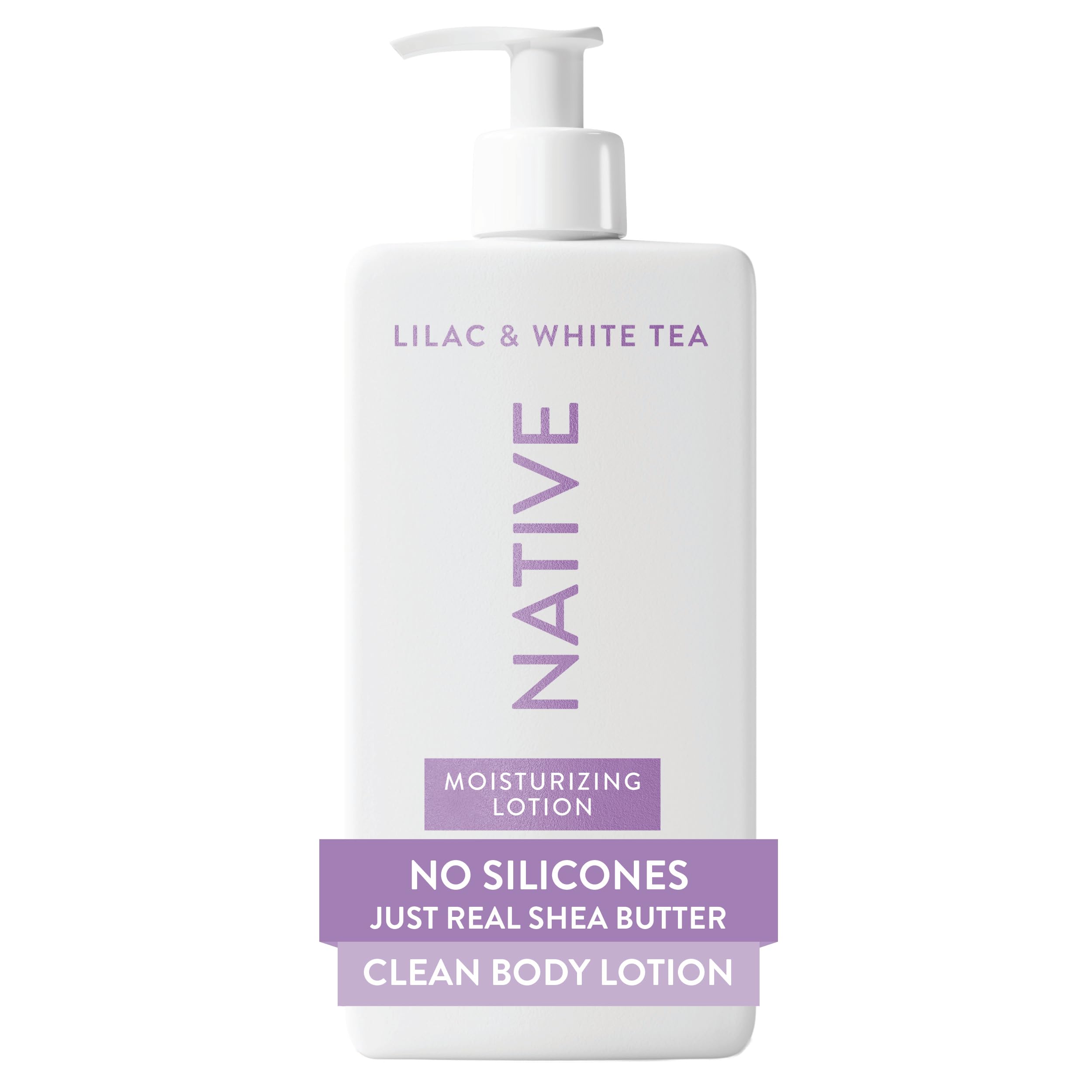 Body Lotion Contains Naturally Derived Plant-Based Moisturizers for Women and Men | Restores Dry Skin, Lilac & White Tea, 16.5 fl oz