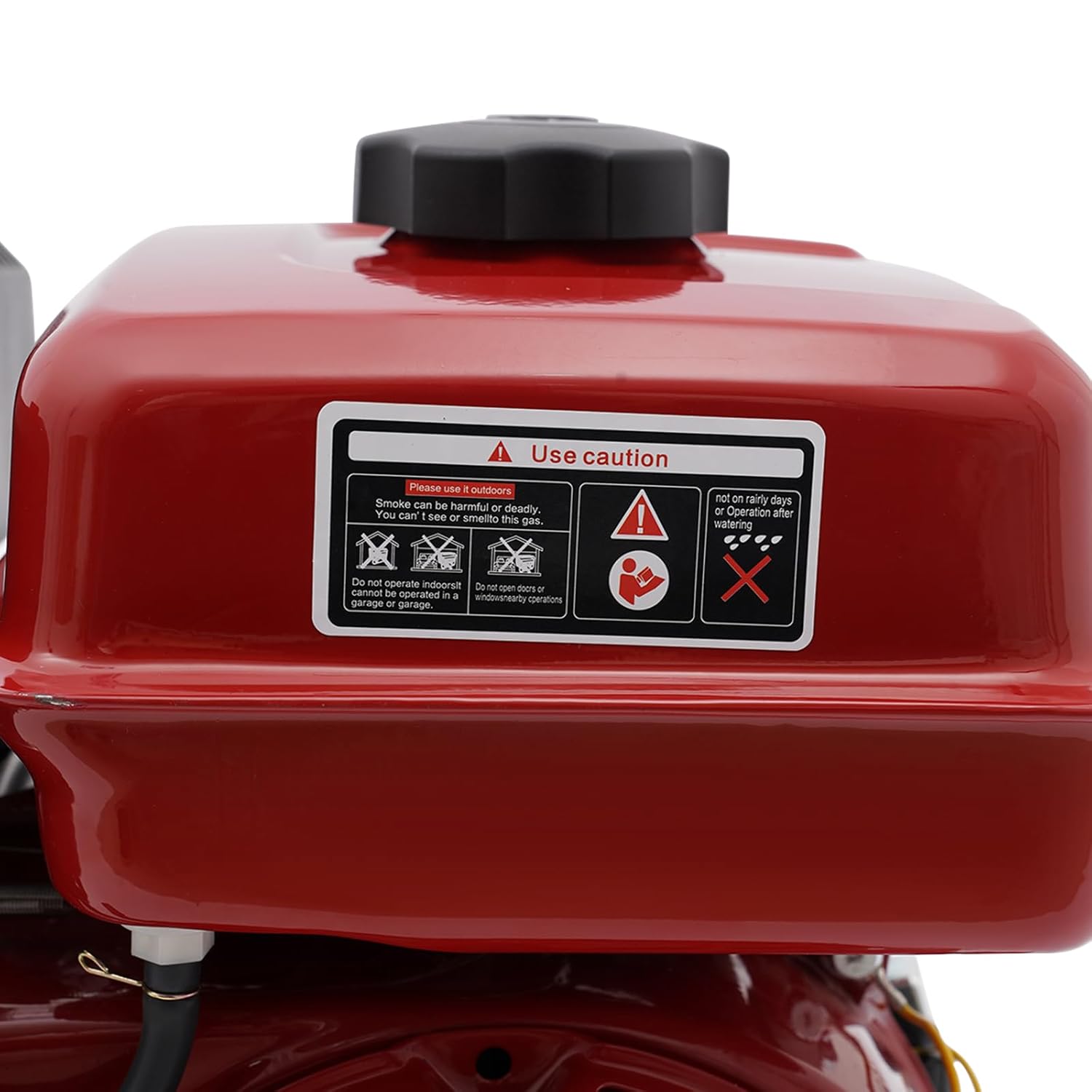 212CC 4 Stroke Gas Engine, 7.5HP Go Kart Engine Pull Start Mini Bike Engine Motor with Air Cooling System & Air Filter, 3000W Gas Powered Engine Pull Start for Log Splitter Lawnmower