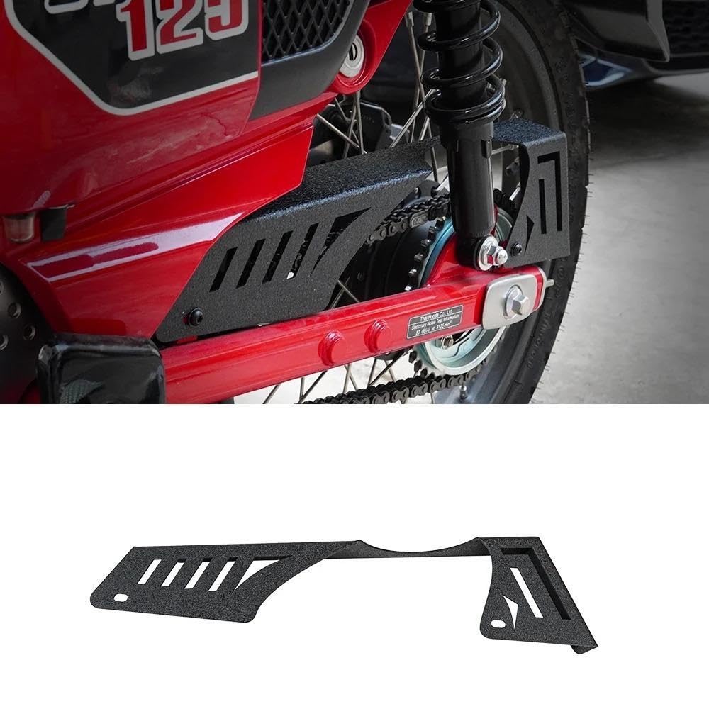 Osłona łańcucha pasująca do Hondy CT125 Hunter Cub 2021-2025 – stal węglowa