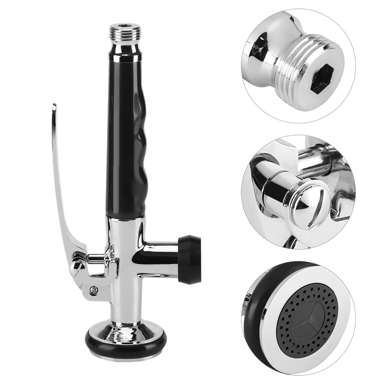 Cabezal de ducha de mano de alta calidad con boquilla giratoria, pulverizador de prelavado para fregadero de cocina, pieza de repuesto de grifo comercial para un mejor flujo de agua, accesorios Ducha