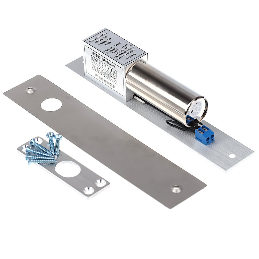 champion8 Electric Drop Bolt Door Lock DC 12V Magnetic Induction Auto Deadbolt for Security Access Control Sy