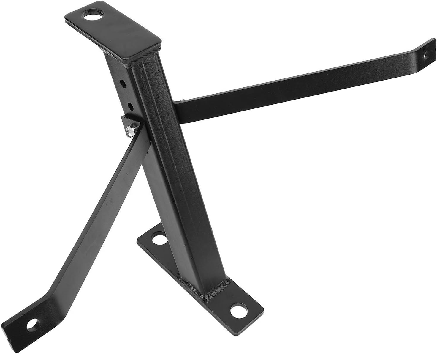 Walfront Lawn Tractor Trailer Hitch, Black Metal Universal Towing Hitch for Riding Mowers, Compatible with Pro Husky, Easy Installation for Trailers Carts and Boats