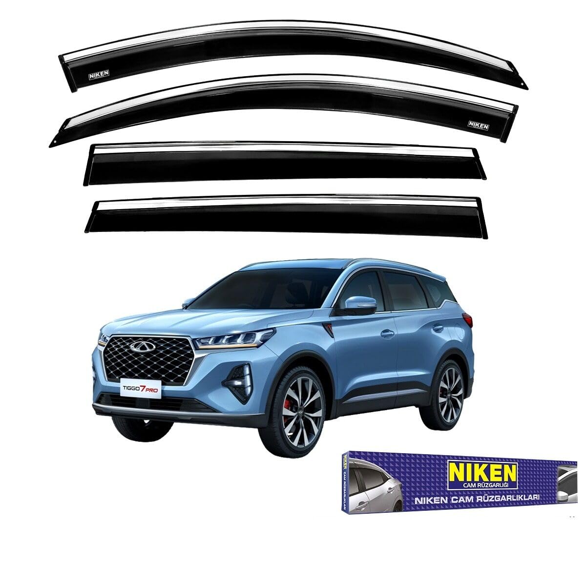 NIKEN Kromlu Cam Rüzgarliği Chery Tiggo 7/7 Pro 2020-4L