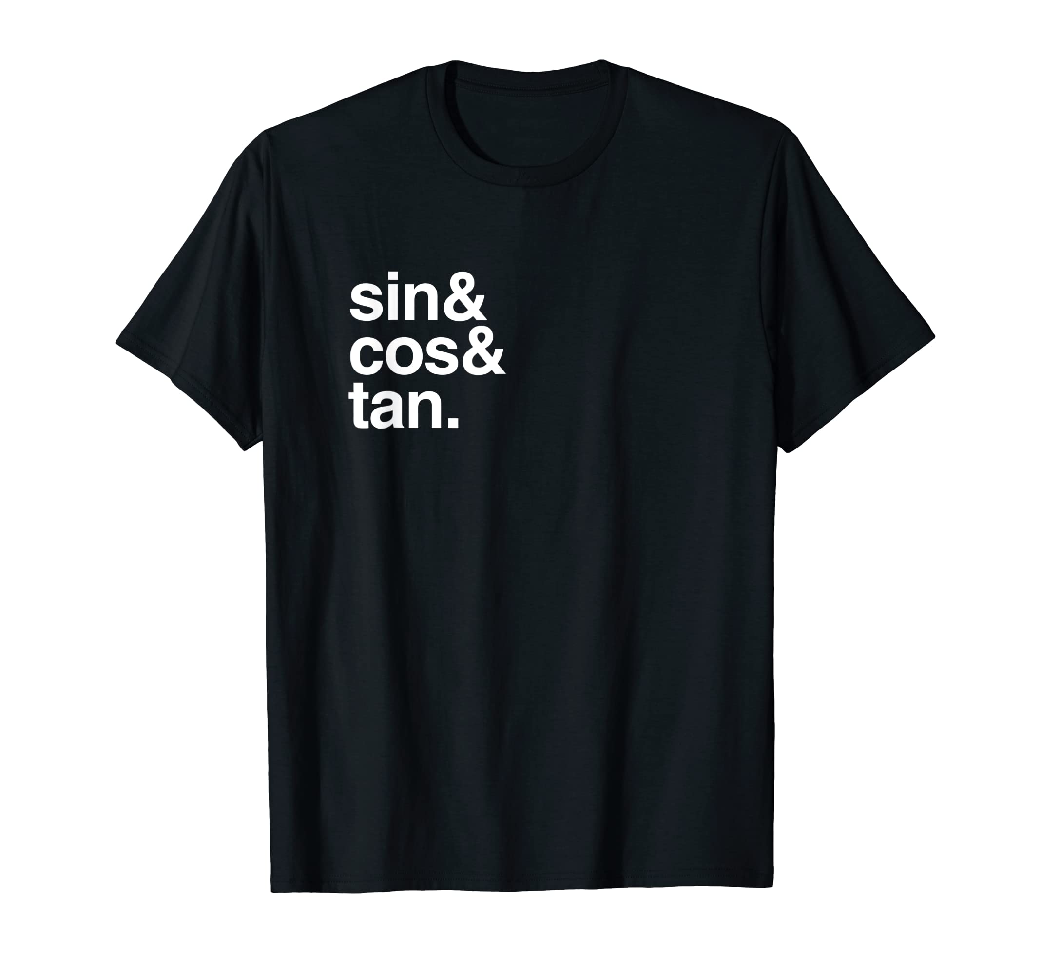 Amazon | sin & cos & tan - 三角法Tシャツ - 正弦コサイン 