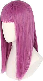 Topcosplay Purple Long Cosplay Wig Halloween Costumes Wigs for Child