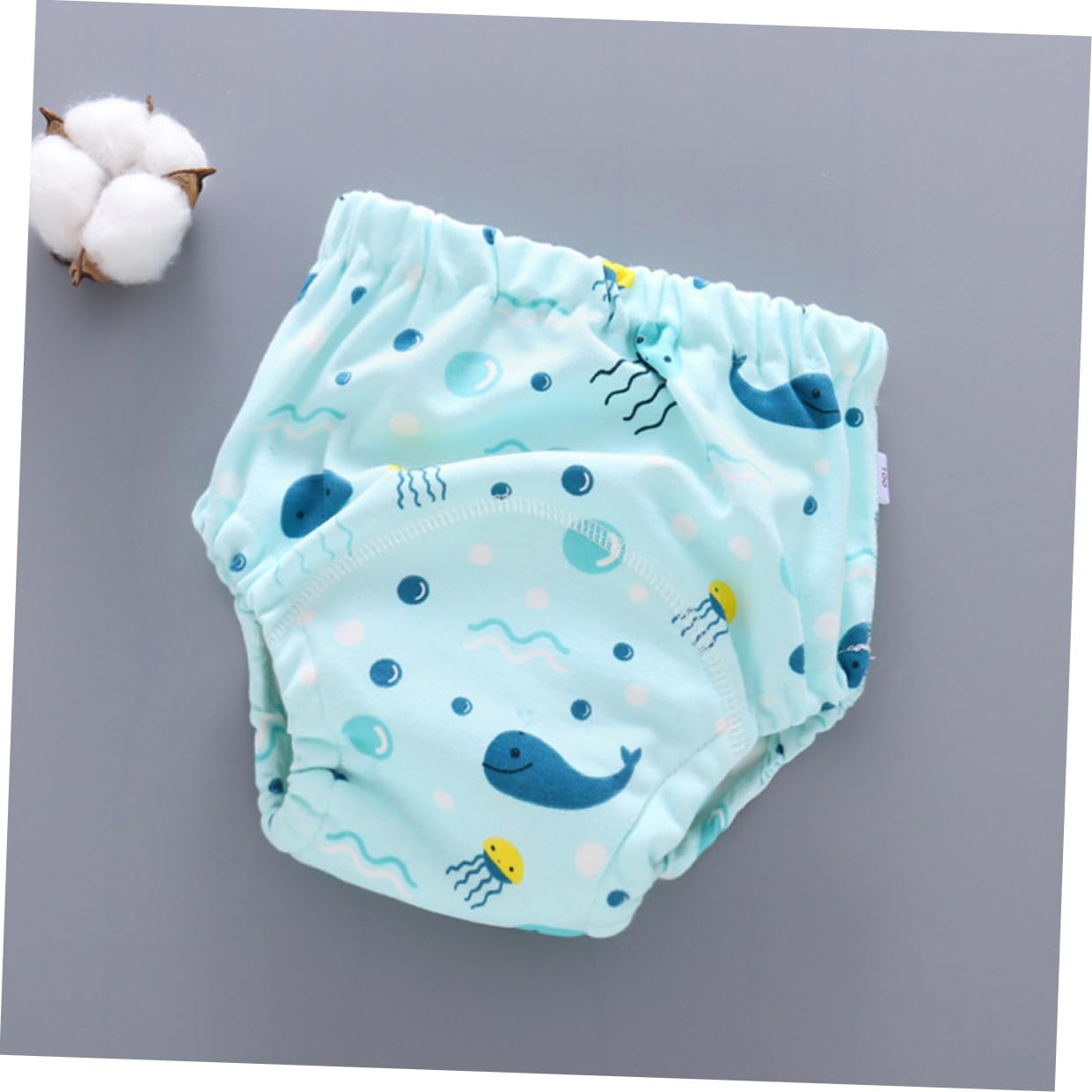 4 piezas Pañales de Entrenamiento Reutilizables para Bebés Pañales Lavables y Transpirables de Algodón para Cómodos y Duraderos con Diseños para Facilitar el Uso del Wc y Niñas