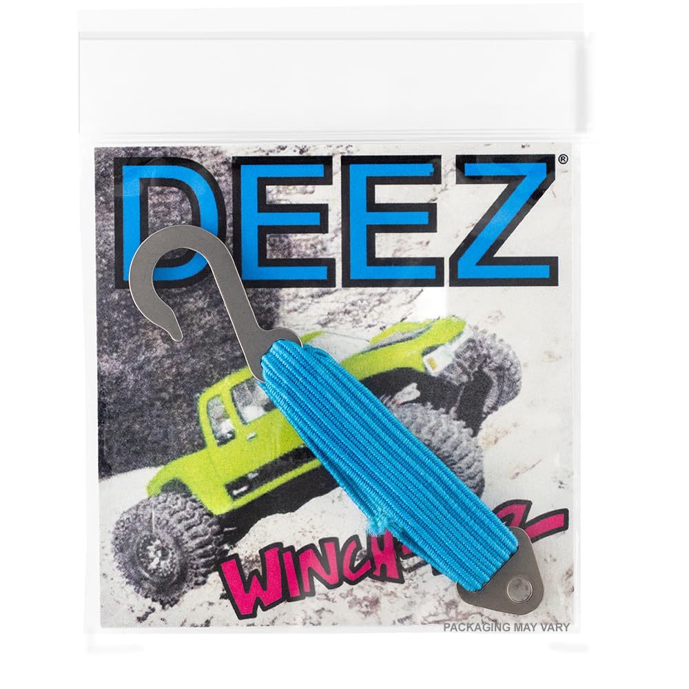 DEEZ Winch-EEZ: [Patent Pending] High-Performance Winch Dampener for RC Cars & Vehicles, All Scales 1/6, 1/8 1/10 1/18, 1/24, RC Winch Absorber for Crawlers, Improve Climbing/Control (Navy/Black)