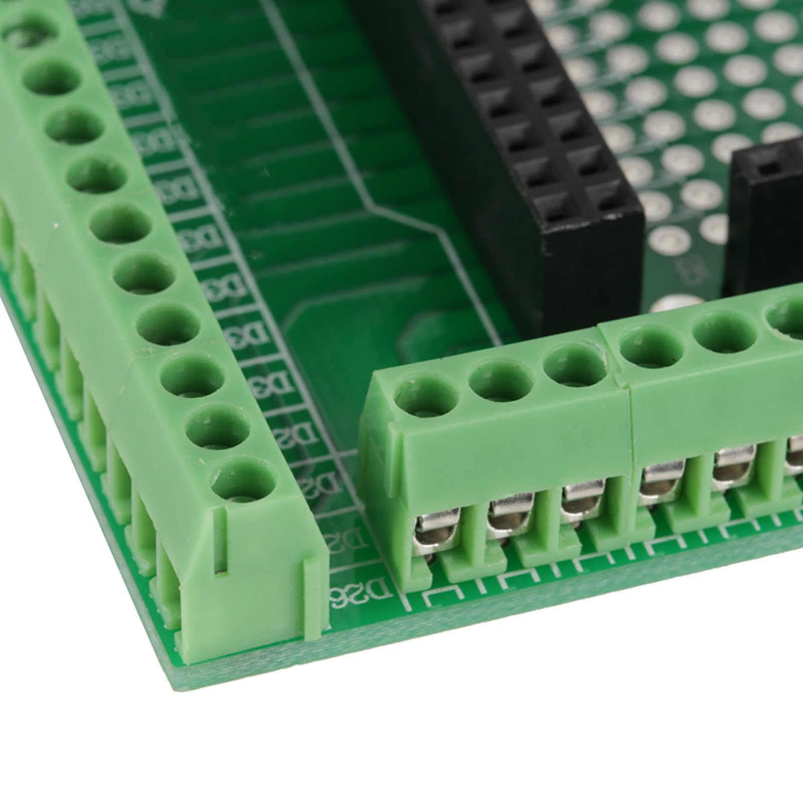 Estink Kit de Prototype DIY avec Vis et Bornier pour Mega 2560 R3, Module Shield de Prototypage Soudé