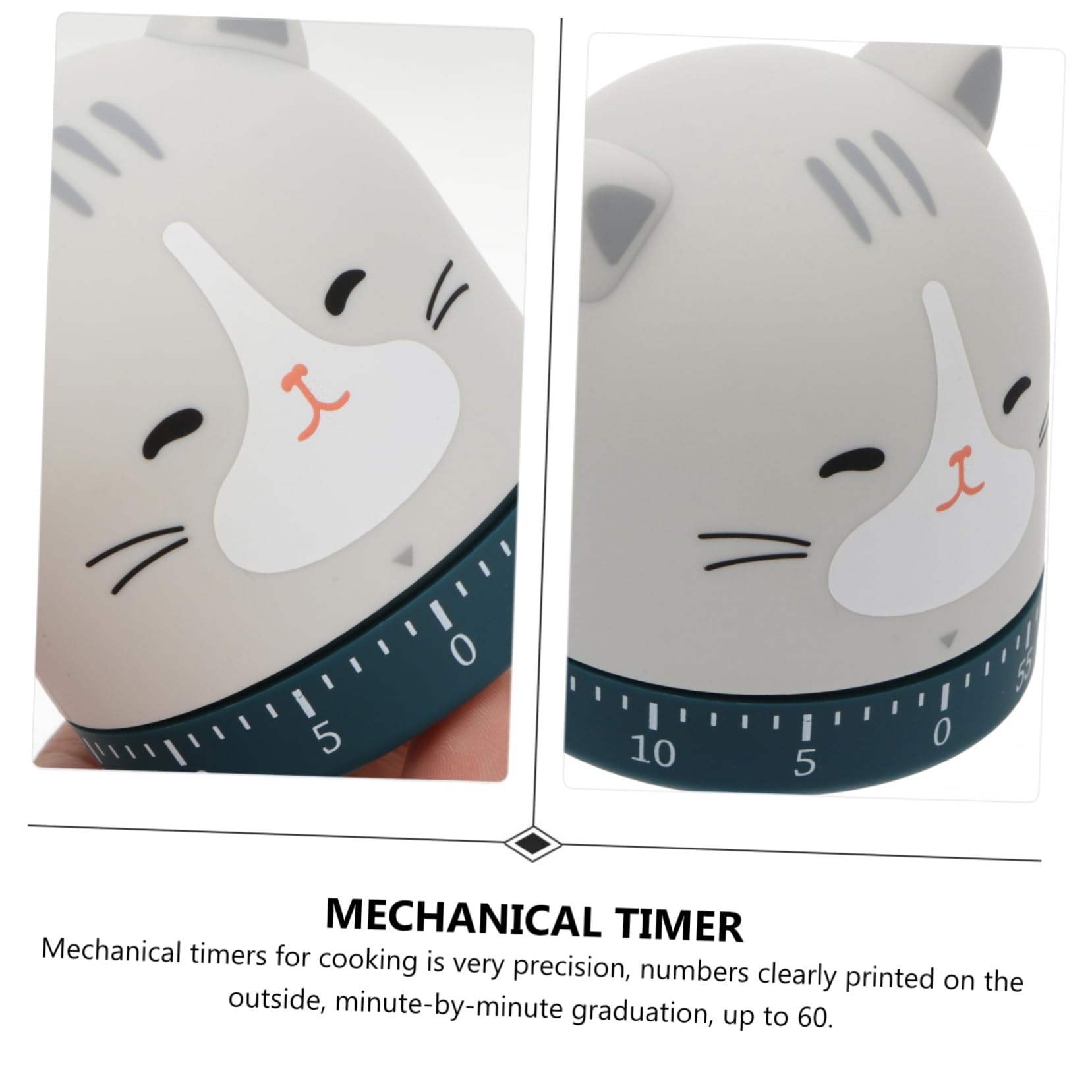 MAGICLULU 3stücke Küchen Timer Mechanisch Minuten Cartoon Design Mit Alarmfunktion Für Backen Und Kochen Leicht Bedienbar Für Senioren