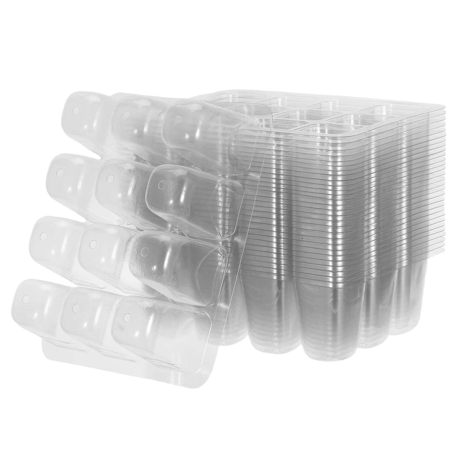 DOITOOL Vassoio di Semina 12 Celle 30 Pezzi in Plastica Trasparente