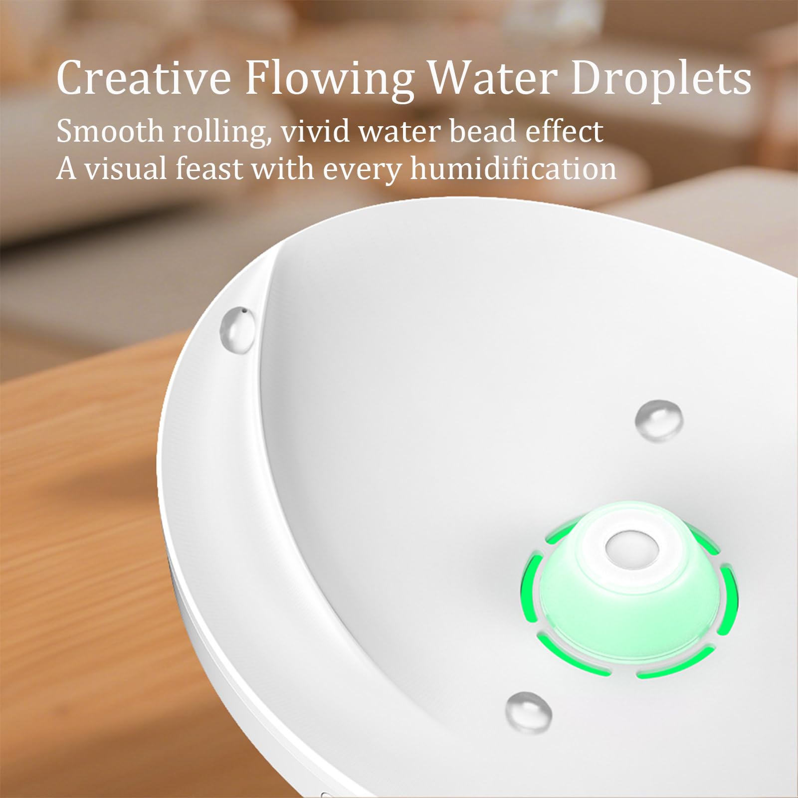 Umidificatore a nebbia fredda con diffusore di oli essenziali, altoparlante Bluetooth e luce LED a 7 colori, spegnimento automatico, perfetto per uso domestico e ufficio