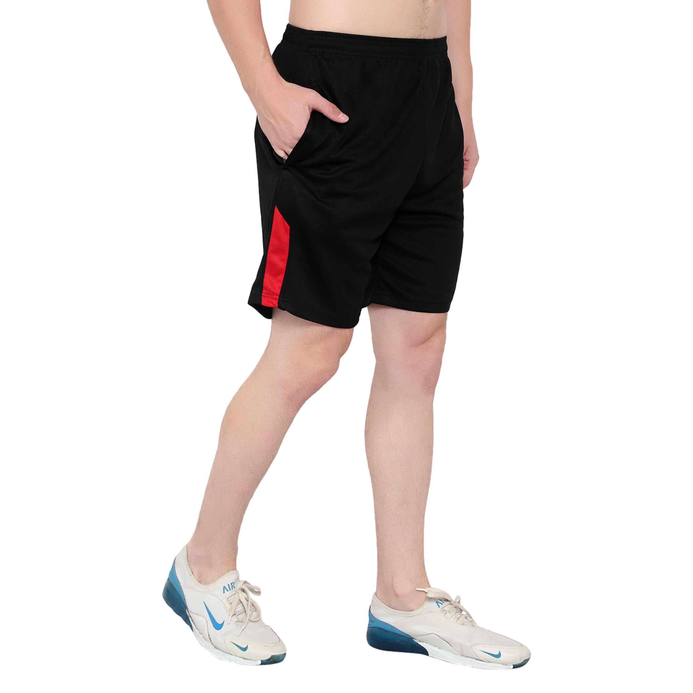 Unisex Lightweight Polyester Blend Casual Shorts – Comfortable Everyday Summer Shorts with Breathable Fabric