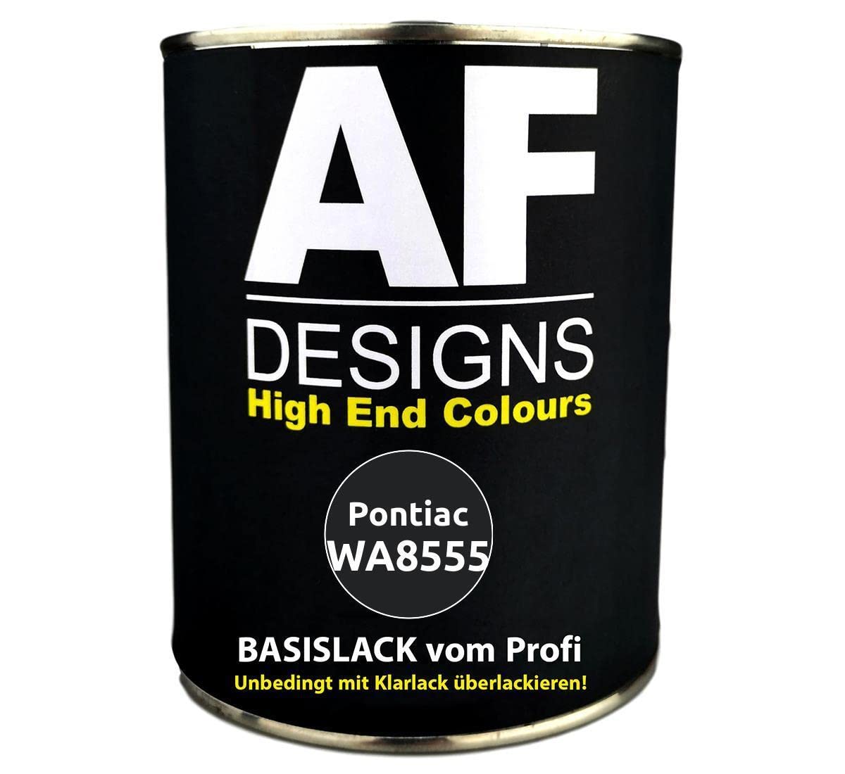 Alex Flittner Designs Peinture de voiture pour Pontiac WA8555 Black-Stripe - 1 l - Prêt à l'emploi