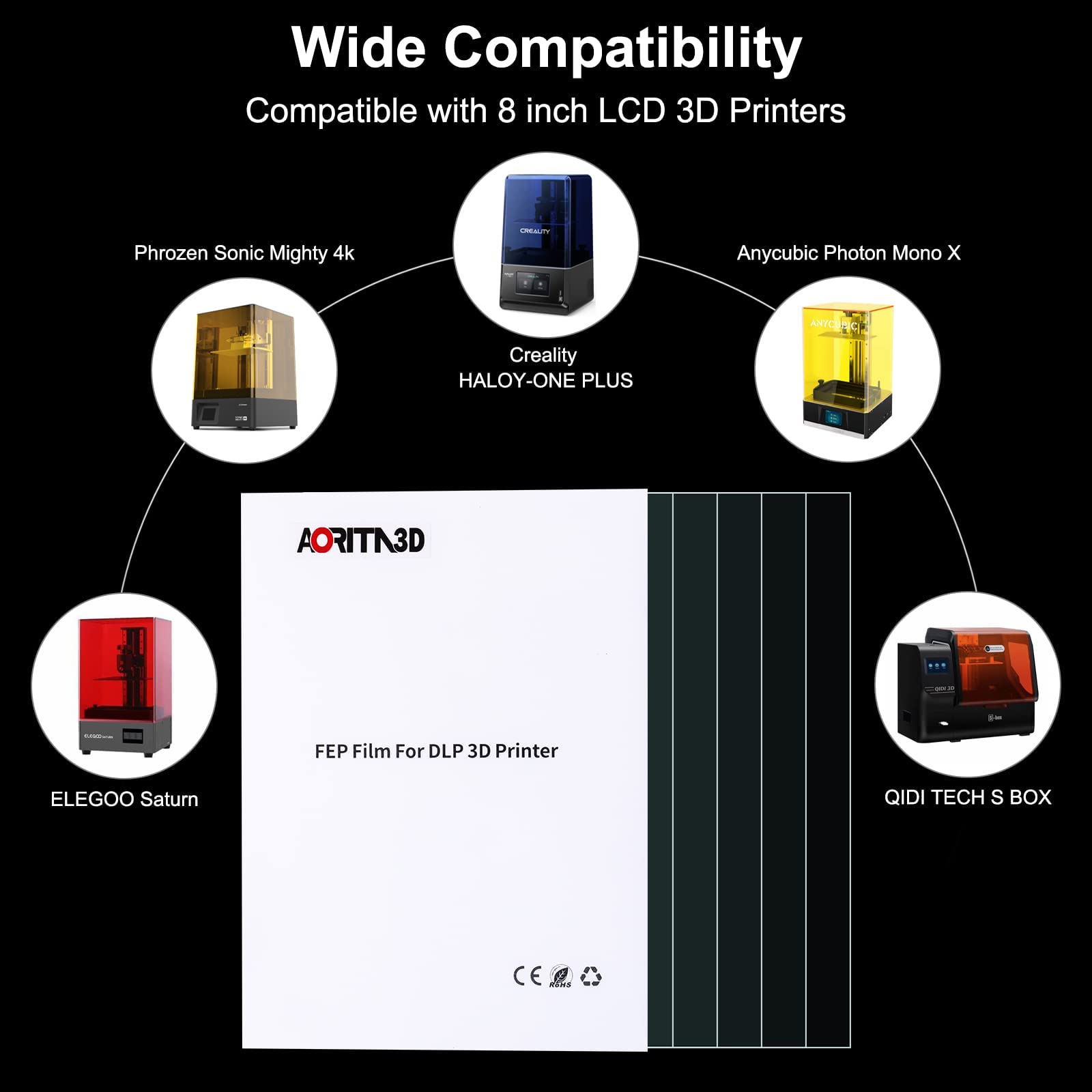 3Pcs Fep Film 3D Printer Accessories Suitable for Elegoo Jupiter Creality Halot-max Anycubic Photon M3 MAX and Other 15 Screen 450 300mm Resin LCD 3D Printer product thumbnail 7