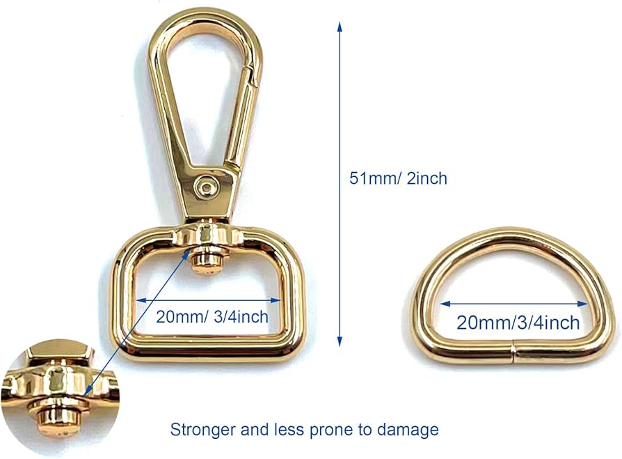 Amazon.com: YIXI-SBest 20 Pcs Square Ring Lobster Clasp Claw Amazon.com: YIXI-SBest 20 Pcs Square Ring Lobster Clasp Claw