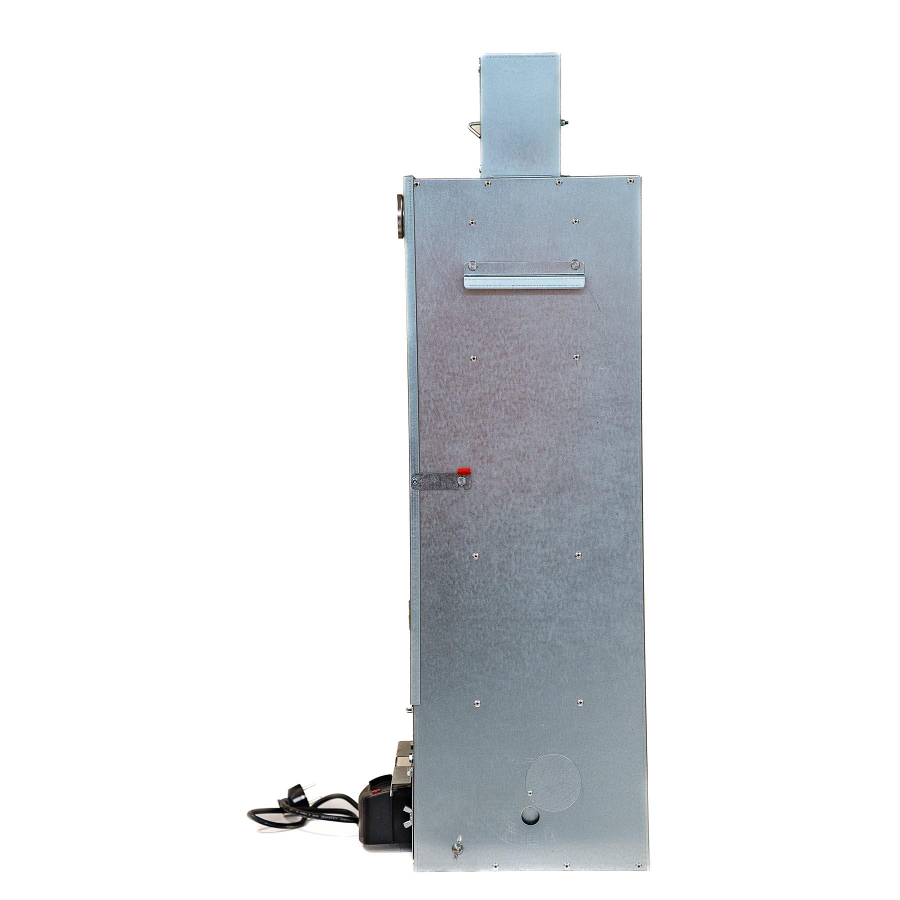 ITA Räucherofen 7012 - Smoker Set mit Rauchgenerator & Räucherspänen - Räucherschrank mit 3 Etagen - Legierter Stahl, mit Sichtfenster & Kaminabzug - Qualität Made In EU Direkt vom Hersteller