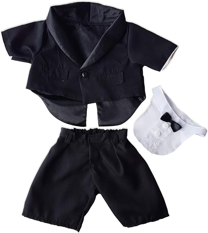 Tuxedo outfit Teddy Bear Clothes Fits Most 14" - 18" Build-A-Bear and Make Your Own Stuffed Animals