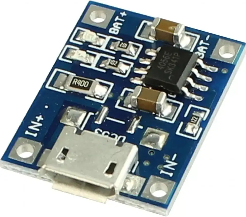Módulo Carregador Bateria Litio Tp4056 *Micro Usb Hw-168 - Para Arduino