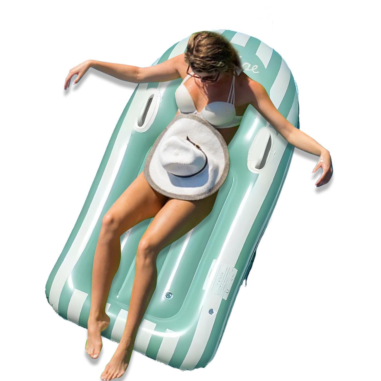 Tiajingzi Inflatable Body Board for Kids | Floating Inflatable Lightweight Board with Handle,Kids Beach Toys | for Pool Water Surfing Lake Summer Vacation Trip Travel Family Time Game Sports