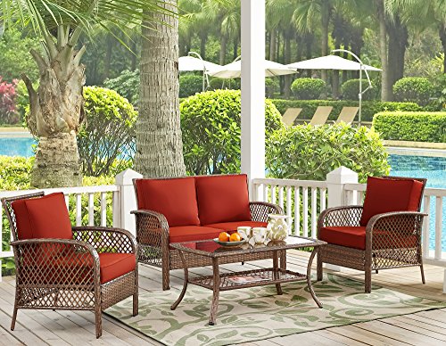 Ulax Furniture 4 Piece Outdoor Patio Dee Buy Online In Trinidad And Tobago At Desertcart