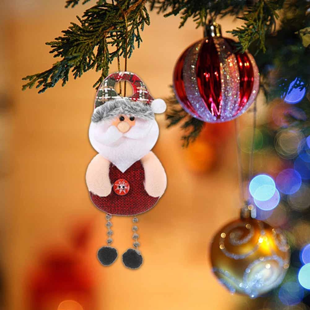 Ornamento Albero Di Natale 2024 Pupazzo Di Neve In Metallo Argento - Girevole Con Ciondolo E Sacchetto Regalo