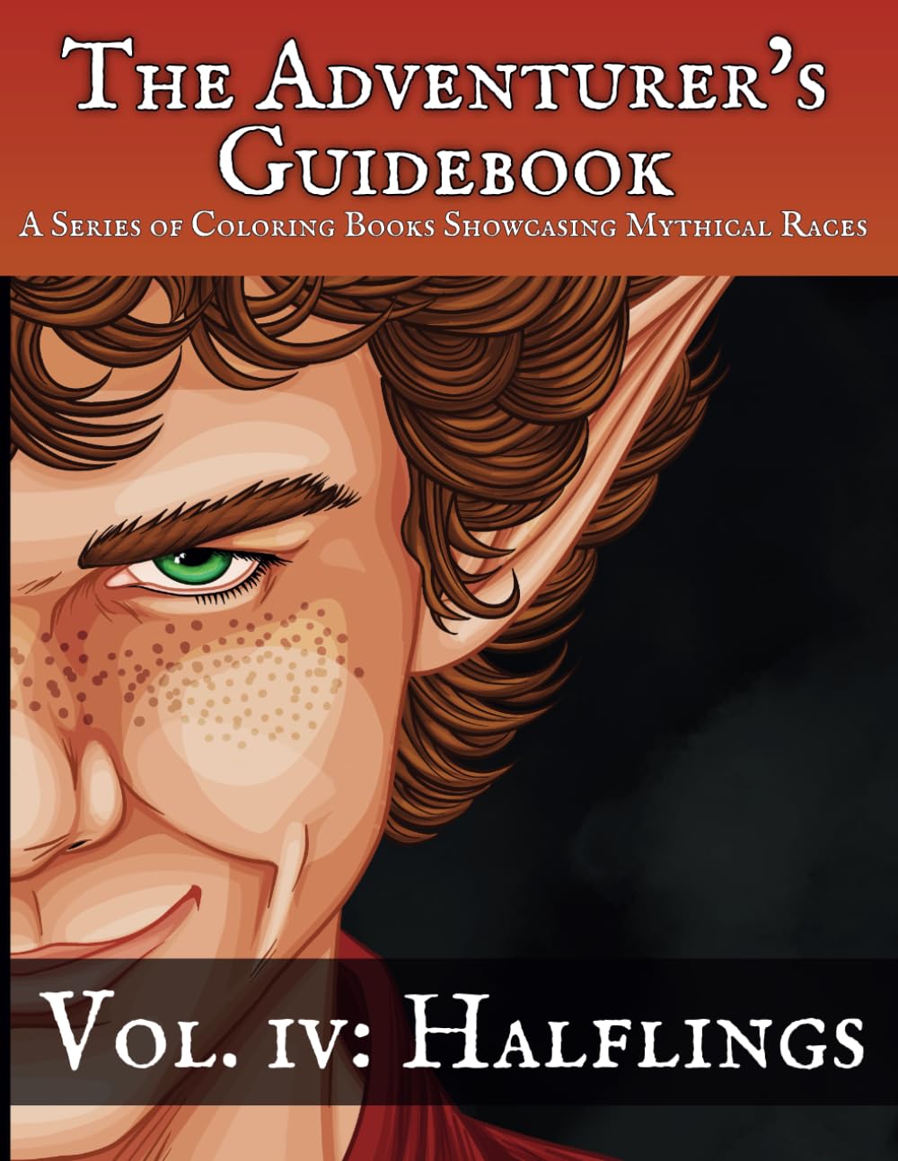 Halflings: An Adult Coloring Book of a Mythical race