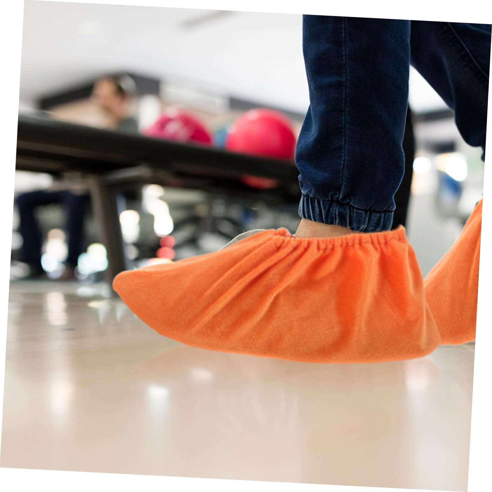 BIUDECO Bowling Shoe Wraps 2 Pairs Adults Size Washable Comfortable Sports Shoe Protectors Bowling Supplies