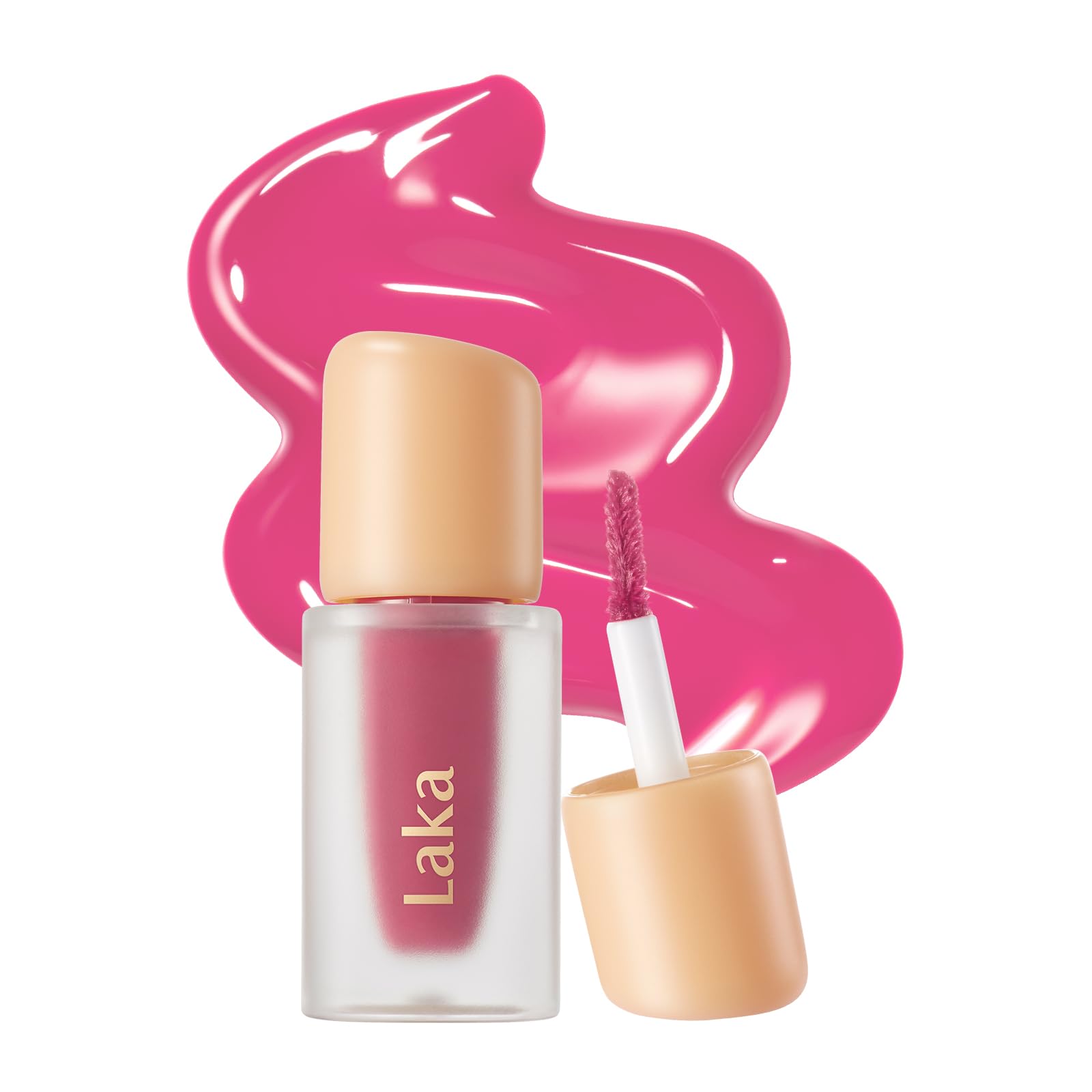 Amazon.com : Laka Fruity Glam Lip Tint Mini, 1.9g/0.07oz, Glowing