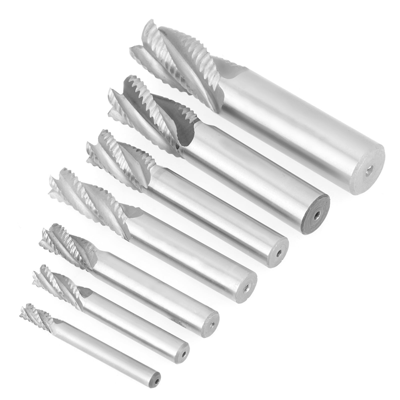JTLB 6–20 Mm HSS-Schaftfräser-Fräser, Gute Fräs- und Schneidleistung, Hochfestes Fräser-Set mit 7 Stück, Langlebiger Schnellarbeitsstahl für Effizienz, Geeignet für Fräsanforderungen