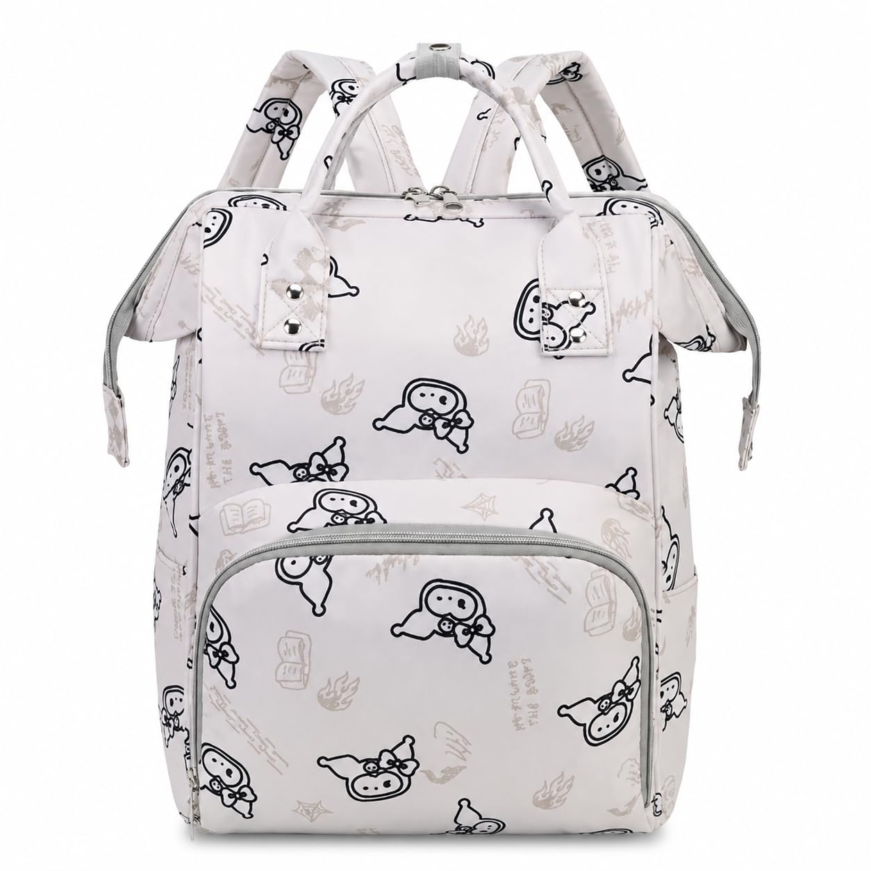 Baby Diaper Bag Backpack for Travel(Kuromi Printed)-image-19