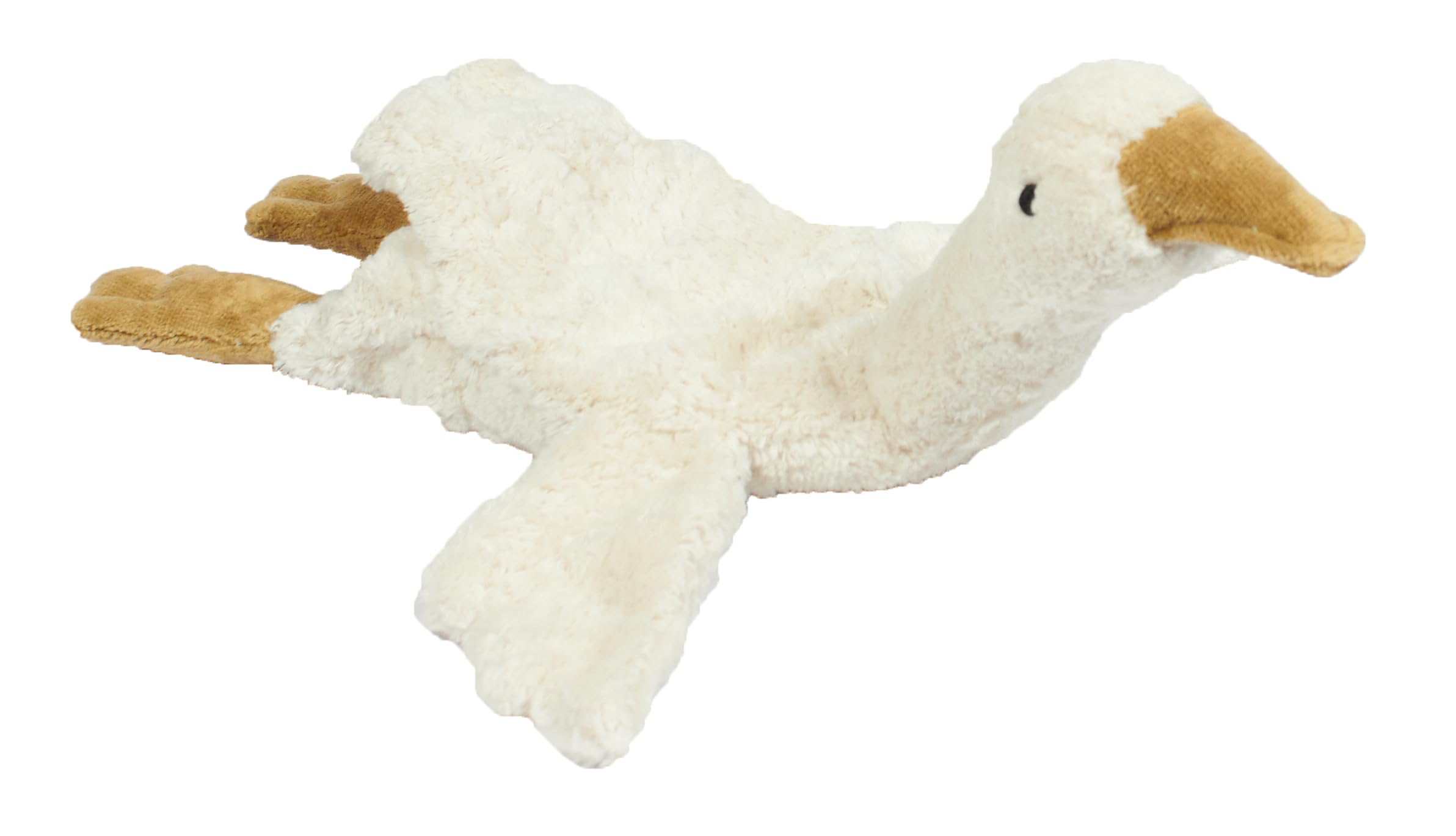 SENGER Tierpuppen Kuscheltier Gans, klein, weiß