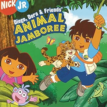 Audio CD Diego, Dora & Friends' Animal Jamboree Book